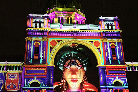 White Night is an outdoor art festival that attracts over 500,000 attendees each year