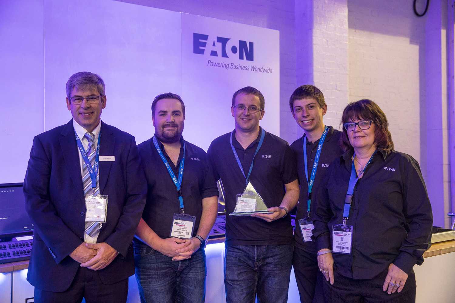 The Zero 88 team at PLASA 2017: David Catterall (general manager), Tyler Hopkins (international sales), Jon Hole (product manager, entertainment), Edward Smith (product support) and Mandy Bullock-Williams (sales executive, lighting systems) The Zero 88 team at PLASA 2017: David Catterall (general manager), Tyler Hopkins (international sales), Jon Hole (product manager, entertainment), Edward Smith (product support) and Mandy Bullock-Williams (sales executive, lighting systems)