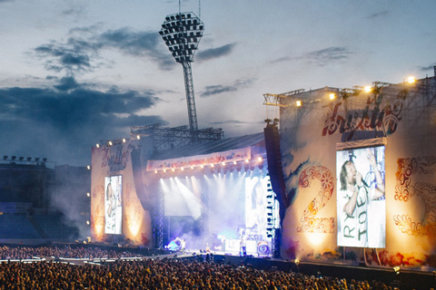 Adamson arrays support Kryštof's Prague shows (photo: ZL Production)
