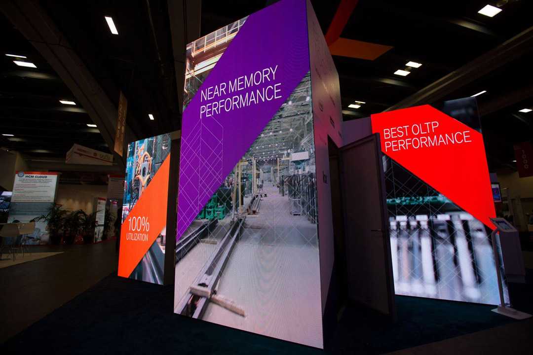 The Vexata booth at the Oracle Open World conference The Vexata booth at the Oracle Open World conference