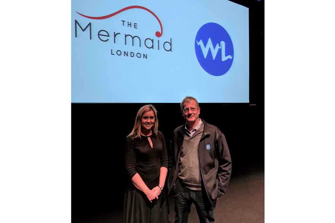 Claire Pastore, head of commercial at The Mermaid London and White Light director Richard Wilson Claire Pastore, head of commercial at The Mermaid London and White Light director Richard Wilson