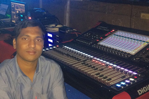 Ronald Daniel with the DiGiCo SD9