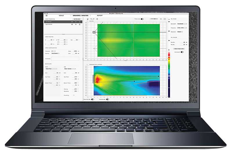 The Bose Array Tool offers an intuitive workflow The Bose Array Tool offers an intuitive workflow