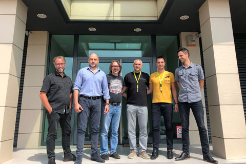 DPA sales staff with the new distributors