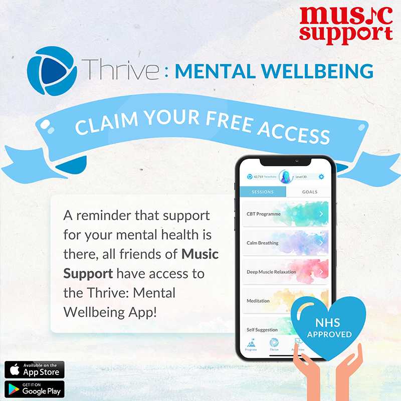 Thrive offers 24/7 support for mental health and wellbeing Thrive offers 24/7 support for mental health and wellbeing