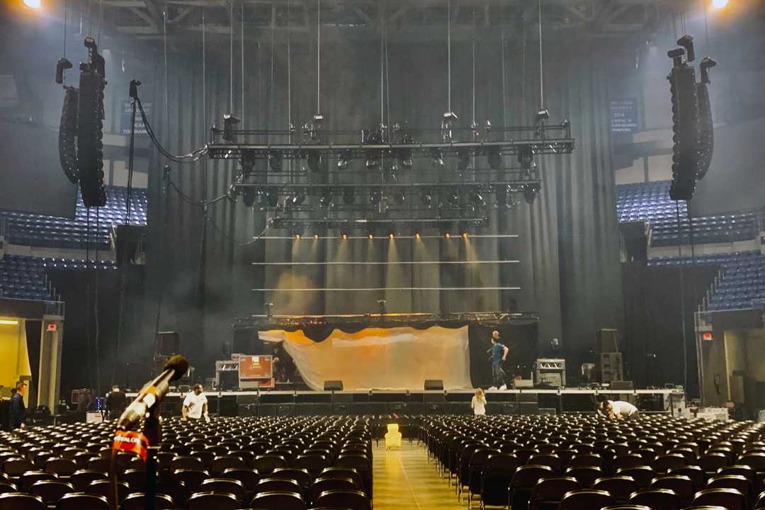 Coda Audio's AiRAY system was supplied by production specialist Solotech Coda Audio's AiRAY system was supplied by production specialist Solotech
