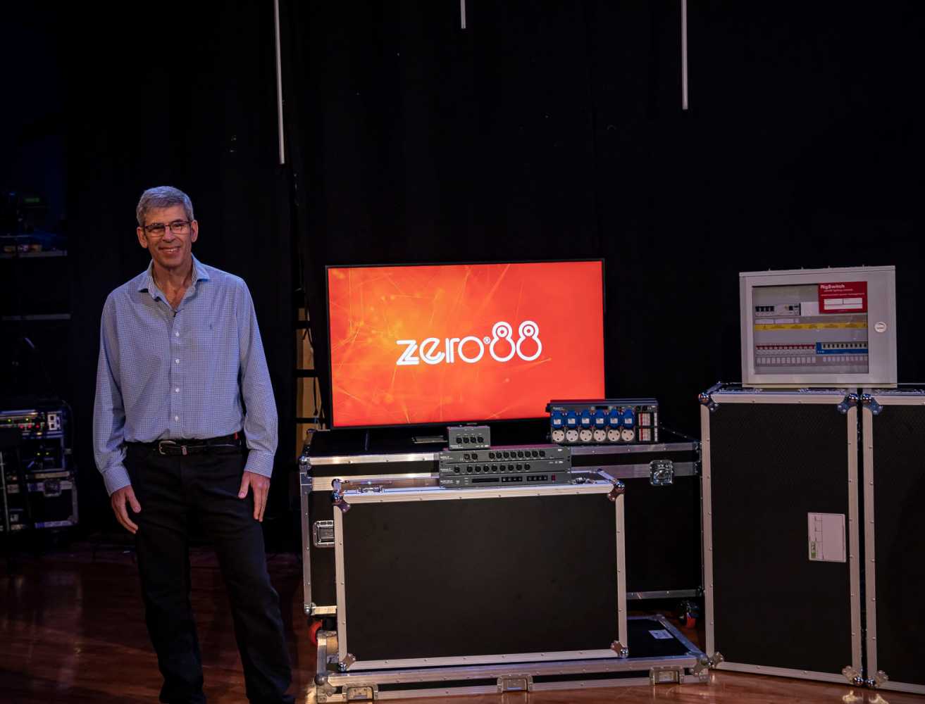 The broadcast was hosted by general manager David Catterall The broadcast was hosted by general manager David Catterall