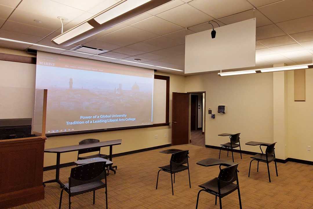 One of the classroom at Marist College One of the classroom at Marist College
