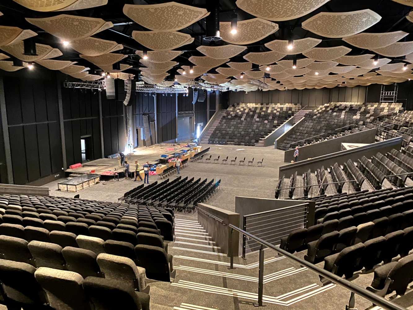One of the primary considerations was audio clarity in the main auditorium One of the primary considerations was audio clarity in the main auditorium