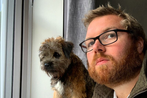 Chris Beardwell and friend