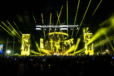 The Audiomack stage
