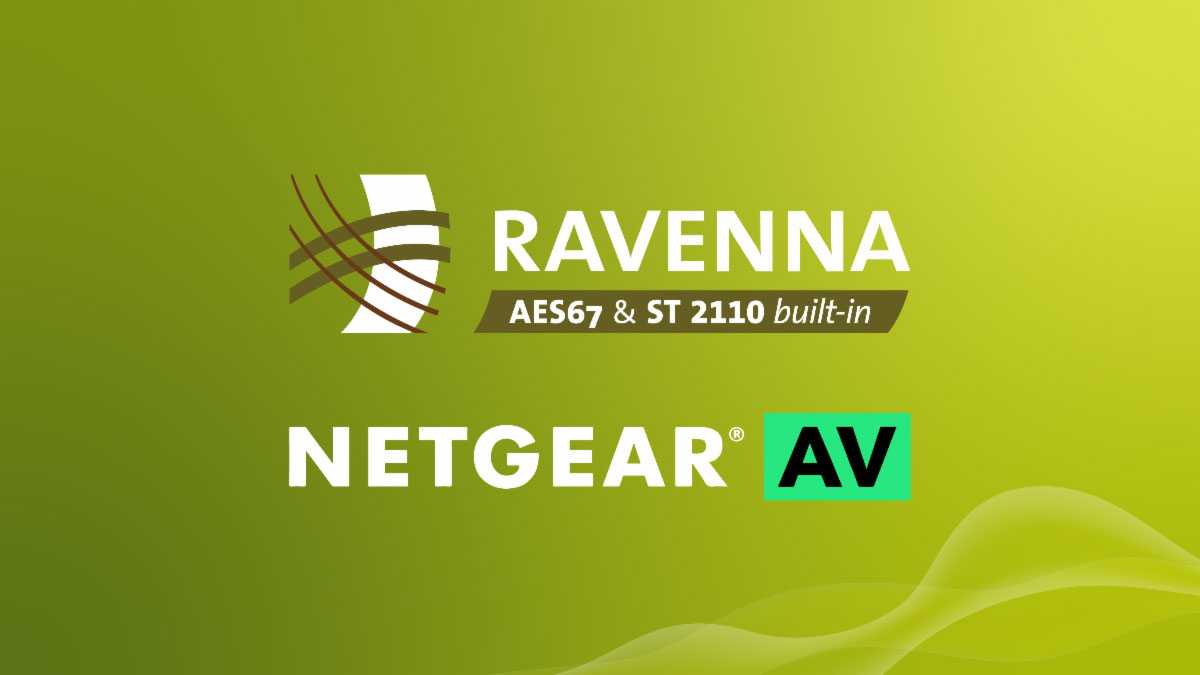Netgear's pro AV solutions are engineered specifically for AV-over-IP Netgear's pro AV solutions are engineered specifically for AV-over-IP