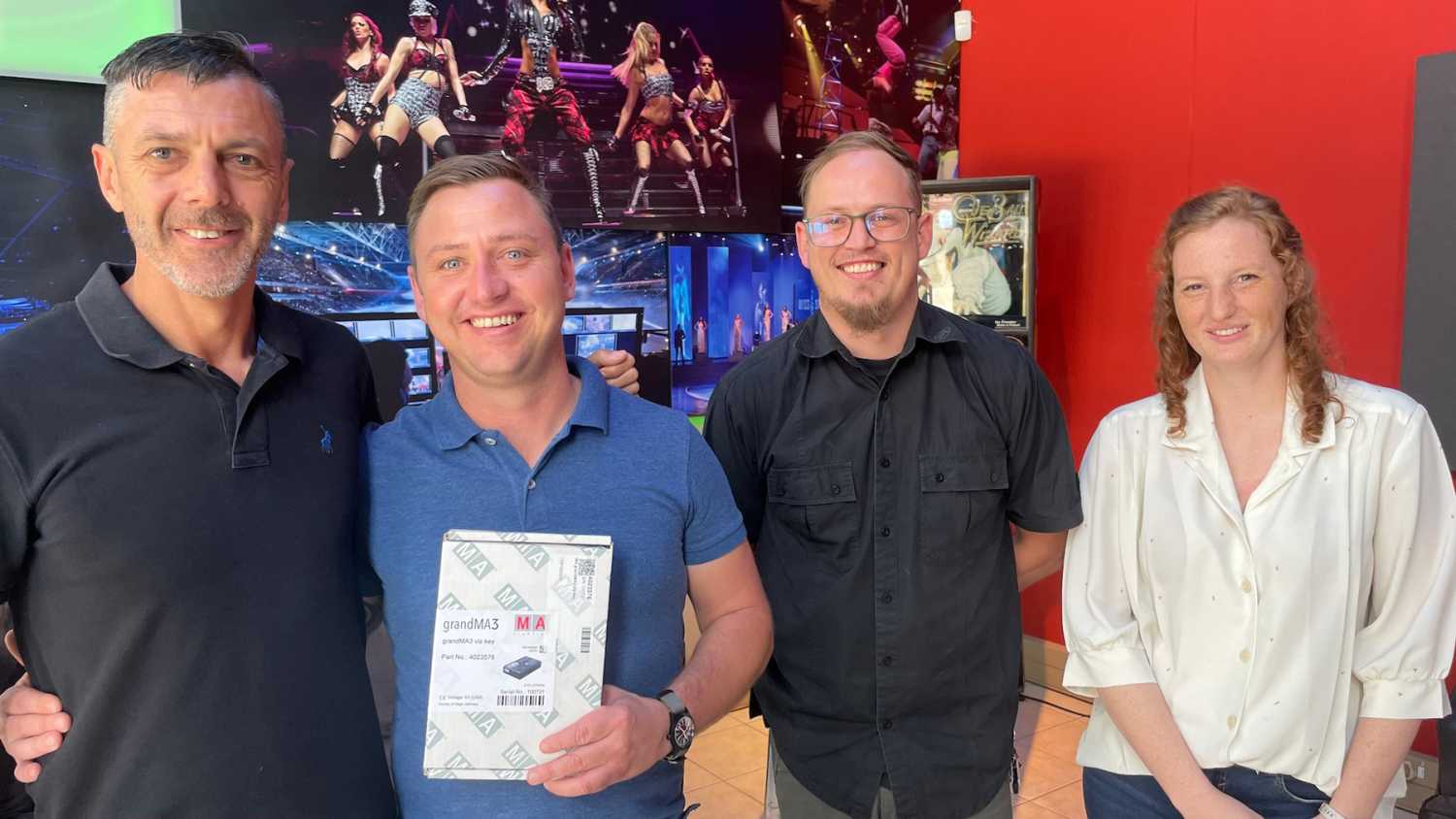 Renaldo van den Berg (second left) with DWR Distribution’s Duncan Riley, Jaques Pretorius and Jade Manicom Renaldo van den Berg (second left) with DWR Distribution’s Duncan Riley, Jaques Pretorius and Jade Manicom