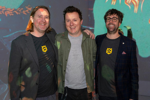 Dave Green, Lee Brooks and Mark Calvert