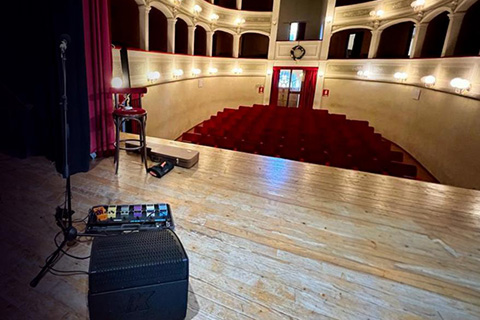 The Marchionneschi Theatre in Pisa