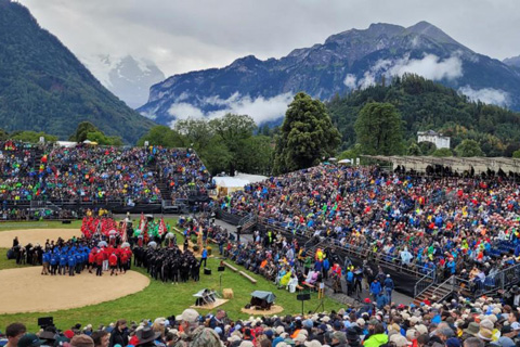 Unspunnen Festival is a celebration of Swiss traditional dress and culture
