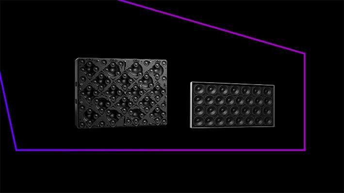 Holoplot technology enables precise control over sound in both the horizontal and vertical axes Holoplot technology enables precise control over sound in both the horizontal and vertical axes