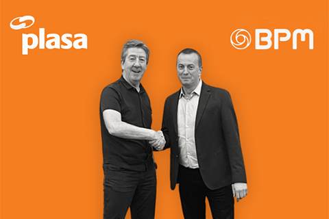 PLASA's MD Peter Heath and Mark Parkhouse, BPM director