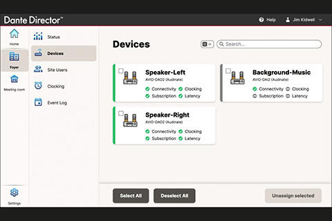 Dante Director beta is free for pre-release testing to any user with Dante devices.